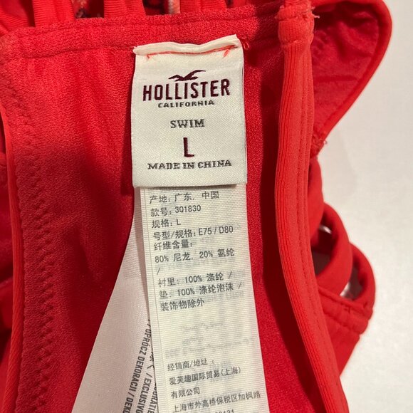NWOT Hollister high-neck bikini top - Picture 3 of 3